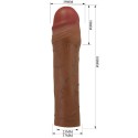 PRETTY LOVE - CHANE PENIS SLEEVE WITH 5 CM EXTENSION MULATTO