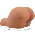 CRAZY BULL - VIBRATORE KYLIE ASS CON VAGINA E ANO REALISTICI