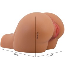 CRAZY BULL - VIBRATORE KYLIE ASS CON VAGINA E ANO REALISTICI