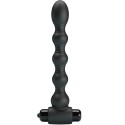 PRETTY LOVE - LYNN SILIKON ANAL PLUG 10 VIBRATIONEN SCHWARZ