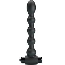 PRETTY LOVE - LYNN SILICONE ANAL PLUG 10 VIBRAÇÕES PRETO