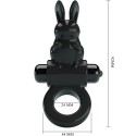 PRETTY LOVE - AUFREGENDER RING RABBIT VIBRATORRING 10 VIBRATIONEN SCHWARZ