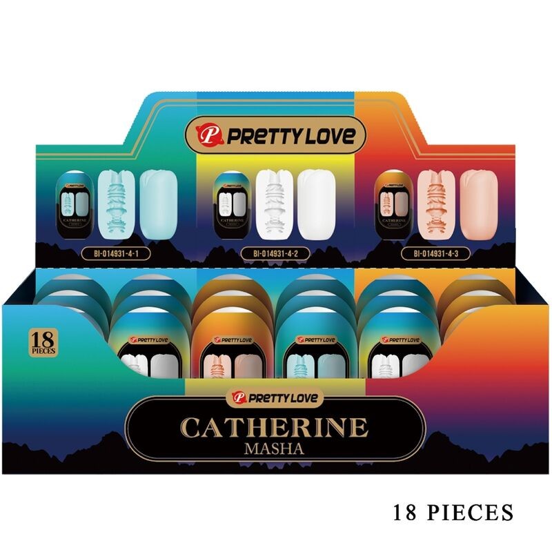 PRETTY LOVE - MASHA PACK 18 DIFFÉRENTS MASCRUBATEURS HOMMES