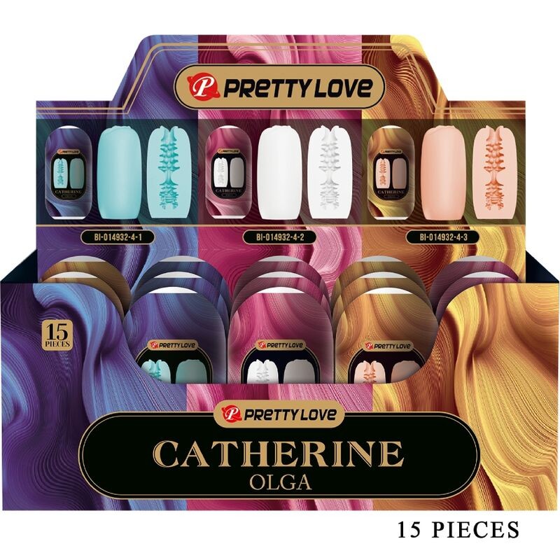 PRETTY LOVE - OLGA PACK 15 DIFFÉRENTS MASCRUBATEURS HOMMES