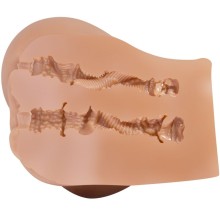 CRAZY BULL - VIBRATORE EMILIA ASS CON VAGINA E ANO REALISTICI