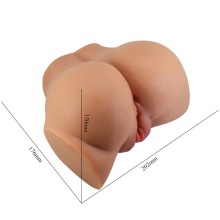 CRAZY BULL - VIBRATEUR EMILIA ASS AVEC VAGIN RÉALISTE ET