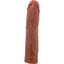 PRETTY LOVE - DEREK PENIS SLEEVE WITH 7.6 CM EXTENSION MULATTO