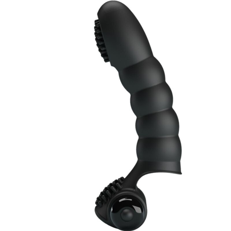 PRETTY LOVE - VIBRADOR DE DEDO ALEXANDER 10 VIBRAÇÕES PRETO