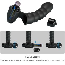 PRETTY LOVE - ALEXANDER FINGER VIBRATOR 10 VIBRATIONS BLACK