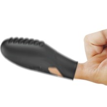 PRETTY LOVE - GILO SILICONE FINGER VIBRATOR BLACK