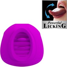 PRETTY LOVE - ESTELLE TONGUE CLITORIS STIMULATOR 12 VIBRATIONS PURPLE