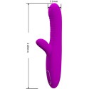 PRETTY LOVE - ANGELIQUE MULTIFUNÇÕES VIBRADOR + ESTIMULADOR DE CLITÓRIS ROXO