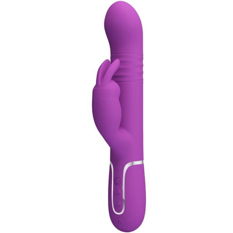 PRETTY LOVE - COALE 4 IN 1 MULTIFUNCTION RABBIT VIBRATOR PURPLE