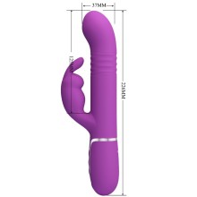 PRETTY LOVE - COALE 4 IN 1 MULTIFUNCTION RABBIT VIBRATOR PURPLE