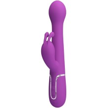 PRETTY LOVE - DEJON 3 IN 1 MULTIFUNZIONE VIBRATORE CONIGLIO VIOLA