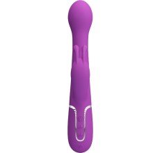 PRETTY LOVE - DEJON 3 IN 1 MULTIFUNZIONE VIBRATORE CONIGLIO VIOLA