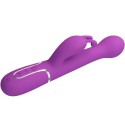 PRETTY LOVE - DEJON 3 IN 1 MULTIFUNCTION RABBIT VIBRATOR PURPLE