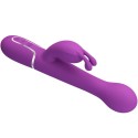 PRETTY LOVE - DEJON 3 IN 1 MULTIFUNCTION RABBIT VIBRATOR PURPLE