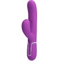 PRETTY LOVE - VIBRATEUR LAPIN MULTIFONCTION 3 EN 1 PERLITA VIOLET