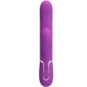 PRETTY LOVE - PERLITA 3 IN 1 MULTIFUNCTION RABBIT VIBRATOR PURPLE