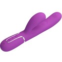 PRETTY LOVE - VIBRATEUR LAPIN MULTIFONCTION 3 EN 1 PERLITA VIOLET