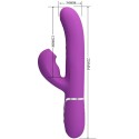 PRETTY LOVE - PERLITA 3 IN 1 VIBRATORE MULTIFUNZIONE CONIGLIO VIOLA