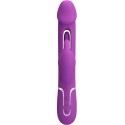 PRETTY LOVE - KAMPAS 3 IN 1 MULTIFUNCTION RABBIT VIBRATOR PURPLE