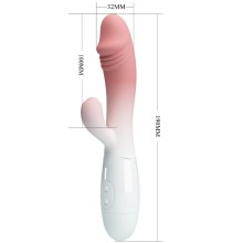 PRETTY LOVE - VIBRADOR SNAPPY RABBIT 30 VIBRAÇÕES ROSA