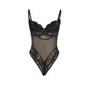 SUBBLIME - 955618 BODYSUIT DE RENDA COM FECHO DE BAIXO PRETO S/M