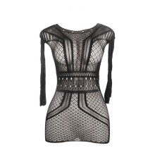SUBBLIME - 951931 VESTIDO CURTO DE REDE COM COSTAS NUA TAMANHO