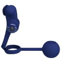 PRETTY LOVE - REMINGTON ANEL VIBRADOR DUPLO COM PLUG AZUL