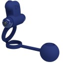 PRETTY LOVE - REMINGTON ANEL VIBRADOR DUPLO COM PLUG AZUL