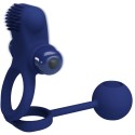 PRETTY LOVE - REMINGTON DOPPIO ANELLO VIBRANTE CON SPINA BLU