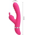 PRETTY LOVE - VIBRATORE MULTIFUNZIONE CONIGLIO PHOENIX ROSA