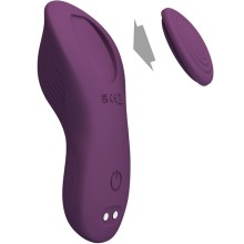 PRETTY LOVE - MANE LAY ON MASSAGEADOR DE CLITÓRIS 10 VIBRAÇÕES CONTROLE REMOTO ROXO