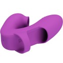 PRETTY LOVE - VIBRATEUR DE DOIGTS ATHENA AVEC STIMULATEUR DE CLITORIS VIOLET