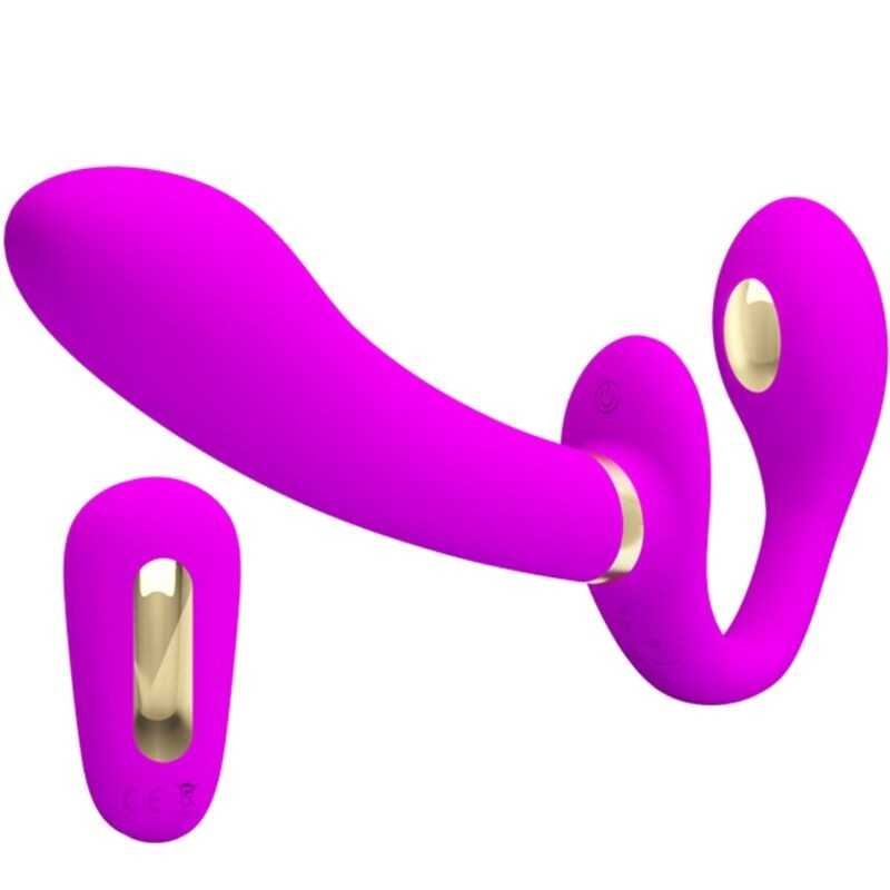PRETTY LOVE - THUNDERBIRD VIBRADOR DUPLO STRAP-ON CONTROLE PRETTY LOVE - THUNDERBIRD VIBRADOR DUPLO STRAP-ON CONTROLE