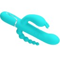 PRETTY LOVE - CAMMY 4 EN 1 VIBRATEUR MULTIFONCTION TRIPPLE RABBIT BLEU