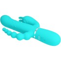 PRETTY LOVE - CAMMY 4 EN 1 VIBRATEUR MULTIFONCTION TRIPPLE RABBIT BLEU