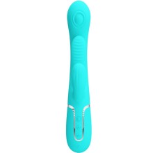 PRETTY LOVE - SHANIA TRIPLE RABBIT MULTIFUNCIONAL VIBRADOR 3 EM 1 AZUL