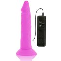 DIVERSIA - DILDO VIBRANT FLEXIBLE VIOLET 23 CM -O- 4.3 CM