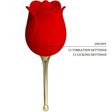 PRETTY LOVE - ESTIMULADOR DE CLITÓRIS ROSE LOVER 12 VIBRAÇÕES