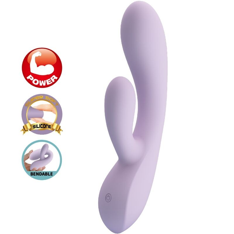 PRETTY LOVE - ROSOLYN RABBIT VIBRATOR 10 VIBRATIONEN LILA