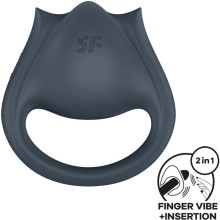 SATISFYER - PERFECT PAIR 2 MULTIVIBRATEUR 2 EN 1 ANNEAU PÉNIS