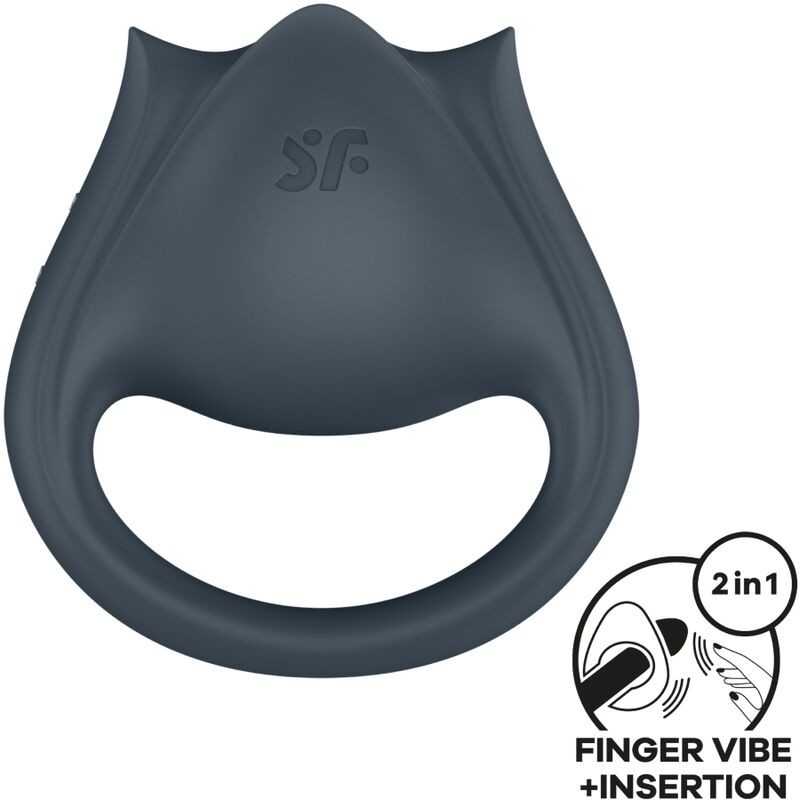SATISFYER - PERFECT PAIR 2 MULTIVIBRATEUR 2 EN 1 ANNEAU PÉNIS