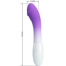 PRETTY LOVE - VIBRADOR ELEMENTAL PONTO G 30 VIBRAÇÕES ROXO