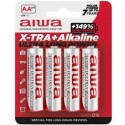 AIWA - X-TRA ALKALINE AA ALKALINE BATTERIE LR6 BLISTER*4