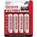 AIWA - BATTERIA ALCALINA X-TRA AAA LR03 BLISTER*4