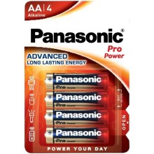 PANASONIC - BATERIA AA ALCALINA PRO POWER LR6 BLISTER*4