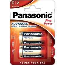 PANASONIC - BATERIA ALCALINA C PRO POWER LR14 BLISTER*2